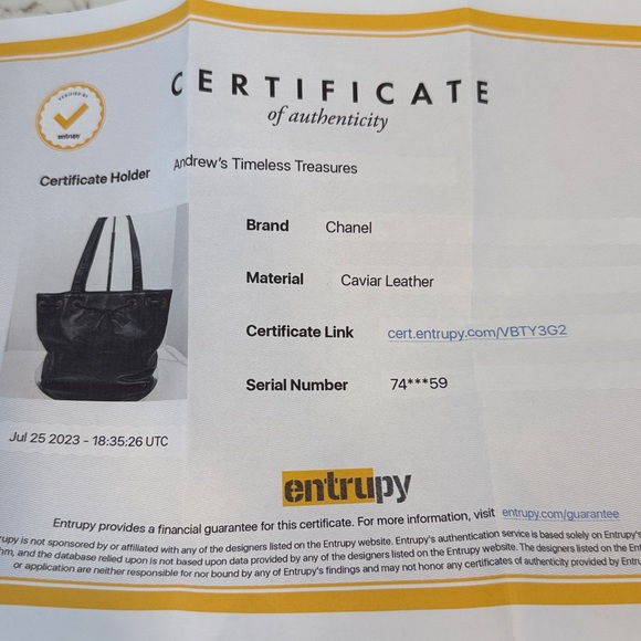 Chanel CC Caviar Leather  tote - Picture 8 of 9